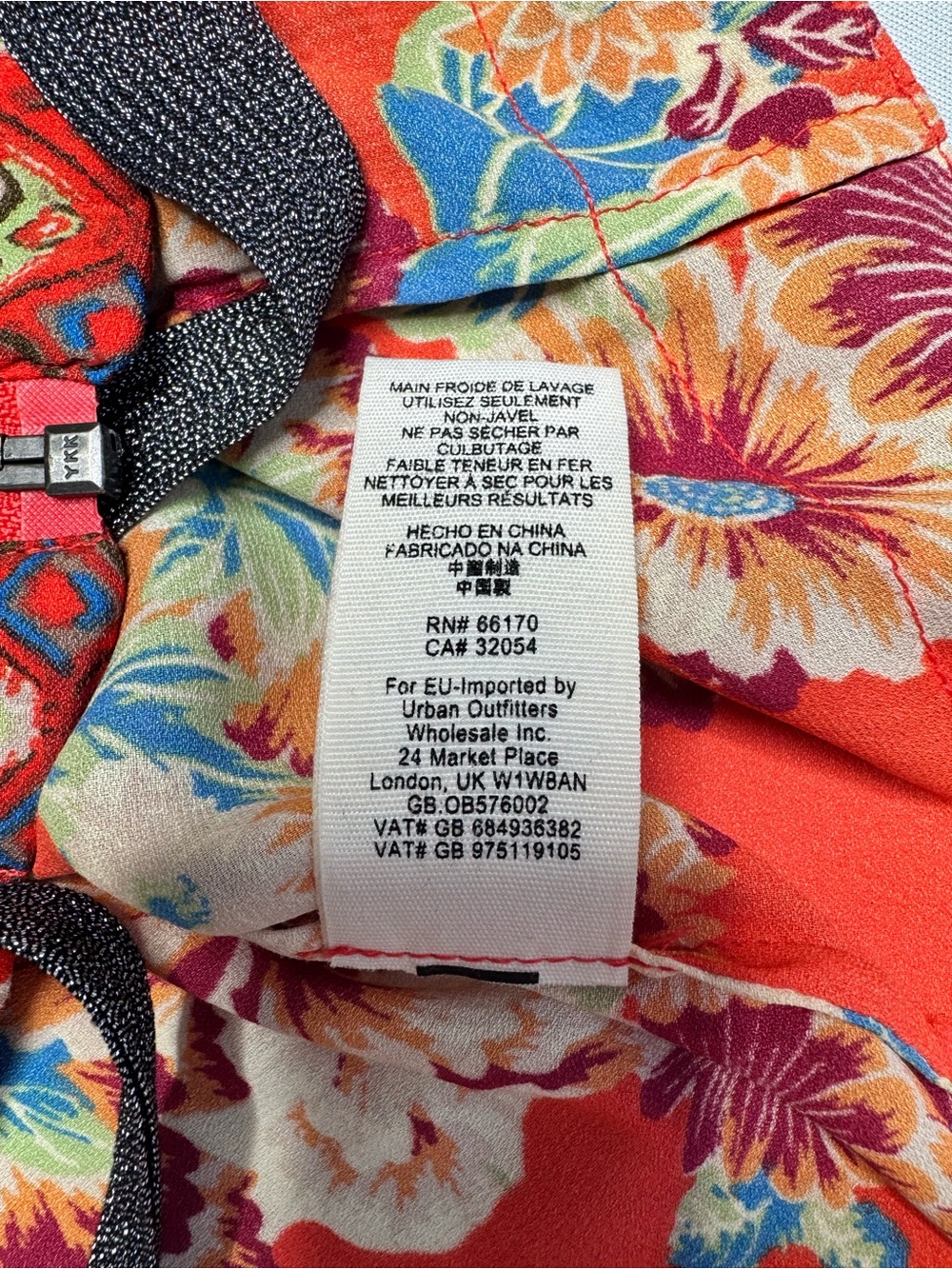 Free People Wildflower Orange Boho Kimono Jacket - Picture 8 of 9